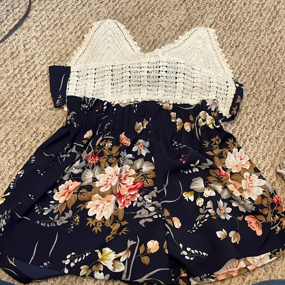 floral two piece set